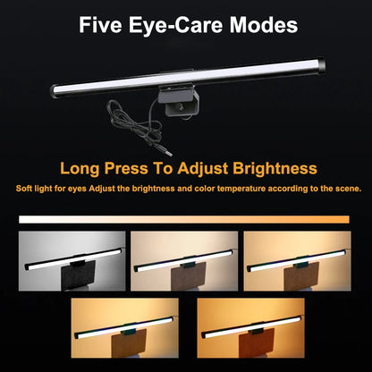 Screen Hanging Lighting RGB CCT Computer Gaming Lights Bar Monitor Led Monitor Light Bar for USB Dimmable Desk Lamp Atmosphere