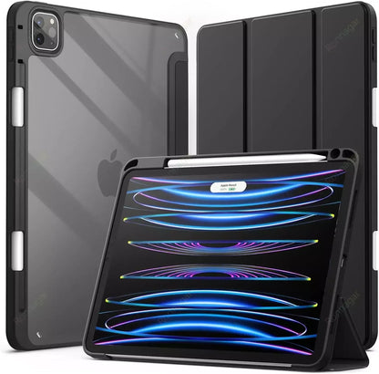 Smart Case for iPad A16 A19 12th 11th Gen 2026 2025 2024 Air11 13 M4 M3 Air 8 7 6 Air 5 4 Pro11 13 M4 M5 M2 10th 9 8 7 10.2 10.5