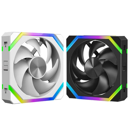 JUMPEAK CS120 ARGB Cooling Fan 360mm 240mm Modular Stackable Splicing Silent 120mm RGB Fans Kit For Gaming PC Case Water Cooler