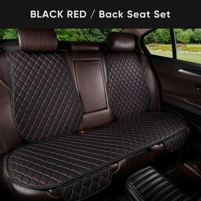 Karcle PU Leather Car Seat Covers Full Set Anti Slip Car Seat Cushion Rear Seat Protector Universal Waterproof Car Seat Pad