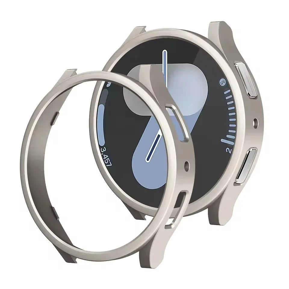 PC Cover for Samsung Galaxy Watch 7 Case 40mm 44mm Accessories Frame Protective Hard Bumper Shell Galaxy Watch7 smart watch cove
