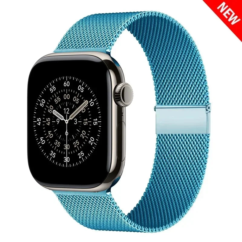 Milanese loop strap For Apple Watch band 11 46mm 44mm 40mm 41mm 42mm 45mm bracelet iwatch series 10 8 7 6 5 4 SE 9 Ultra 3 49mm