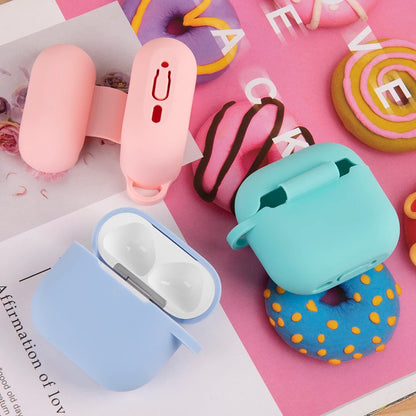 Wireless Headset Silicone Cover For AirPods 4 4th 5 Gen 2026 2024 Case For AirPods 5 Air Pods 4 Coque Soft TPU Fundas With Hook