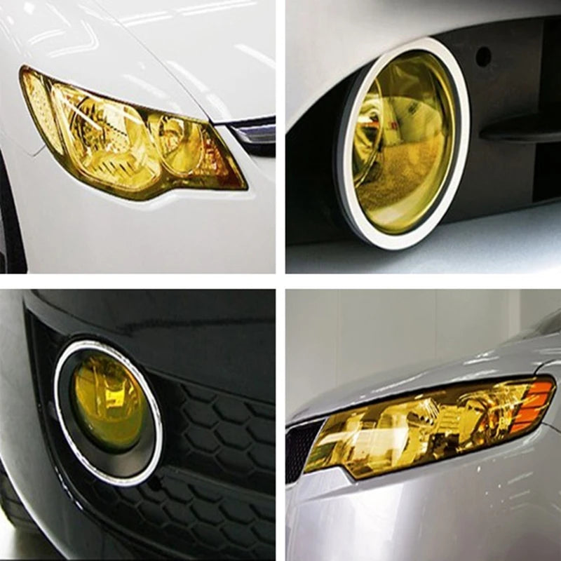 30x60cm Car Headlight Taillight Tint Vinyl Film Sticker Waterproof Sheet Fog Light Rear Lamp Matt Smoke Films Auto Accessories