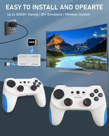 X10 Pro Retro Gaming Console 128G Game Stick Built In 50000 Retro Games 40+ Emulators S905X3 TV Video Game Consola