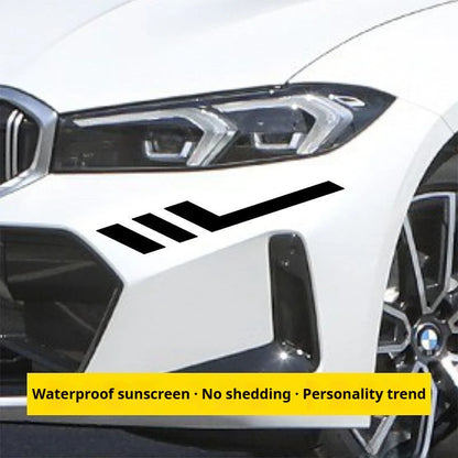 Car Stickers, Front and Rear Bumper Stickers, Body Fender Personalized Reflective Waterproof Decals Car Accessories