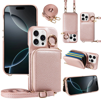 PU Leather Phone Case for IPhone17 16e 16 Pro Max 15 Pro Max 14 13 with Multiple Card Slots, Anti-drop and Wallet Function Cover