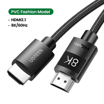 UGREEN HDMI 2.1 Cable 48Gbps Ultra High Speed 8K HDMI Cable 4K/120Hz Dynamic HDR Dolby Atmos for PS5 Xbox Series X Cable HDMI