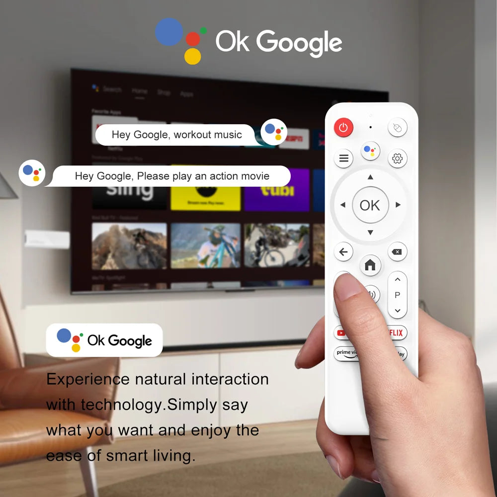 H96 MAX Allwinner H313 Quad Core Android TV Stick  4K HDR Wifi6 BT Voice Assistant Remote Control Media Player Smart TV Box