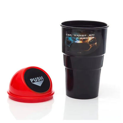 Car Trash Can Car Door Seat Back Garbage Storage Fashion Creative Water Cup Holder Storage Bucket