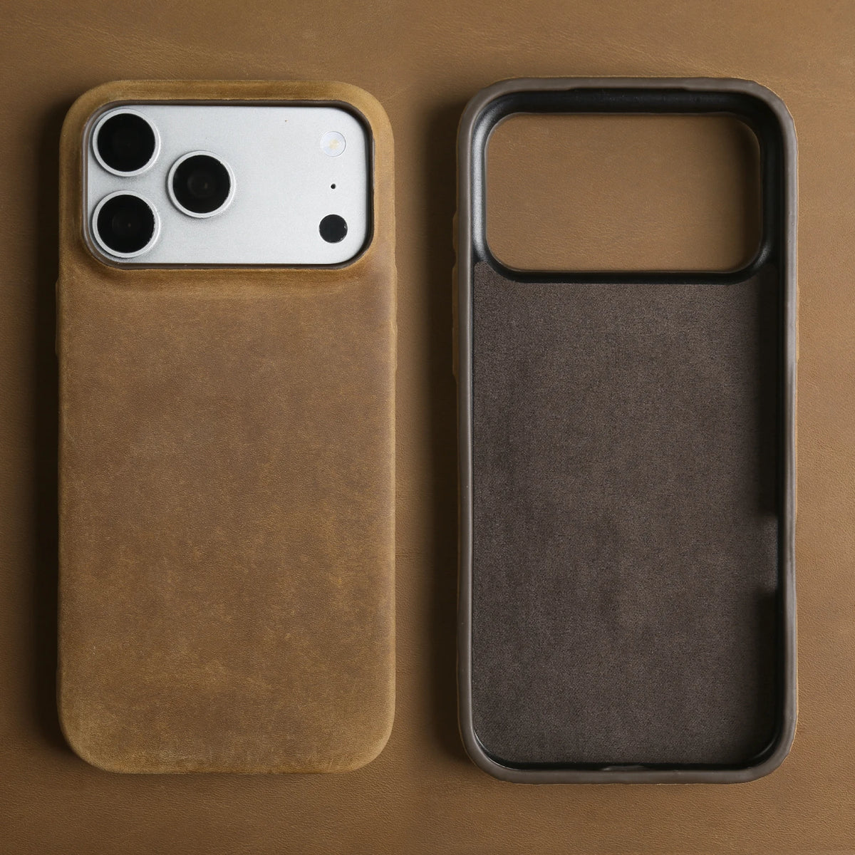 Crazy Horse Pattern Genuine Leather Case For iphone 17 Pro Max Air 16e 16 15 14 Plus 13 12 Mini 11 XR XS Max 7 8 Back Cover Case