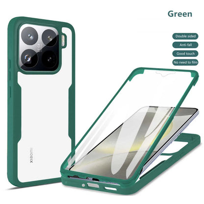 For Xiaomi 15T 14T 13T Pro Anti Fall 360 Fully Wrapped Phone Case For Xiaomi 17 Pro Max 15Pro 14 15 Ultra Transparent Phone Case