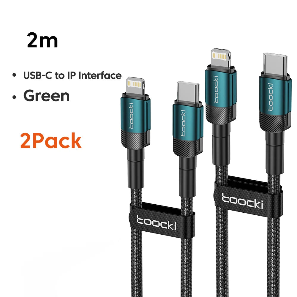 Toocki PD 20W USB C To Lightnin Cable For iPhone 15 14 13 12 11 Pro XS 8 Type C To Lightning Cable Data Wire Fast Charging Cable