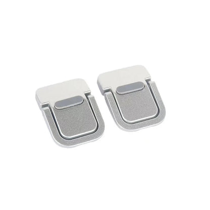 2Pcs Mini Foldable Laptop Stand Self-Adhesive Portable Keyboard Riser with 2 Adjustable Angles for MacBook Notebook Cooling