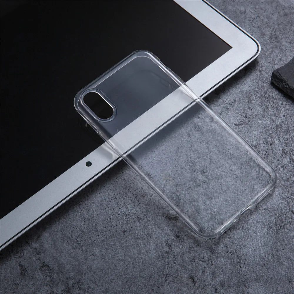 High Quality Clear TPU Soft Case For iPhone X XS XR MAX 11 12 13 14 Pro Max 6 6S 7 8 Plus 5S SE  Transparent Phone Cover Cases