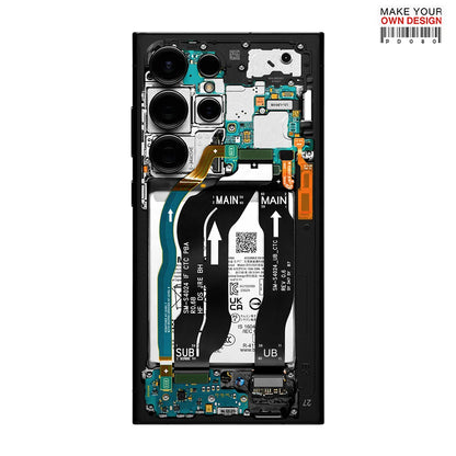 NewDecal Skin For Samsung  S26 S25 S23 Ultra Plus Back Screen Protector Film Full Cover Wrap S25 Anti-scratch Durable Sticke