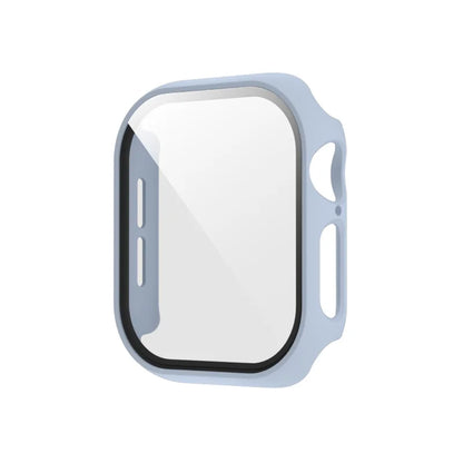 Tempered Glass+Case for Apple Watch Ultra 4 3 2 49 45 41 40 44 42 46mm PC Bumper Protector cover For iWatch 12 11 10 SE 9 8 7 6