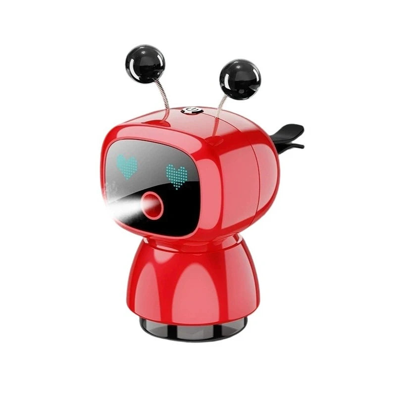Cute Robot Smart Car Aroma Diffuser Car Air Outlet Fragrance Air Purifier Car Interior Decor Gift Electric Air Freshener