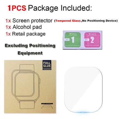 Tempered Glass For Apple Watch Ultra 1/2/3/4 49mm With Alignment Tool Screen Protector For iWatch Ultra 1 2 3 4 49mm Accessories
