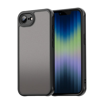 Suitable for iPhone 17e 16e camera full-inclusive protective case fashion translucent hard back soft edge phone case