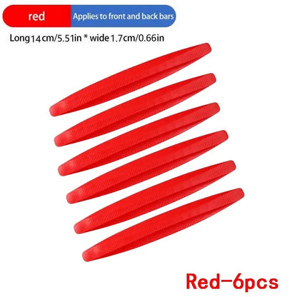 2-6PCS Anti Collision Car Bumper Guard Strip Car Sticker Door Edge Guards Trim Molding Protection Strip Scratch Protector