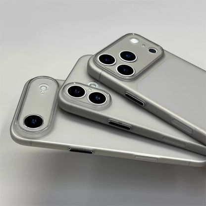0.7 MM Ultra Thin Matte Translucent Soft TPU Case For iPhone 18 17 Pro Max Air 16 15 14 13 12 Pro Button Camera Protection Cover