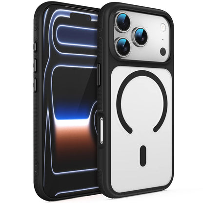 case for 17 16 15 14 13 12 pro max Matte skin texture semi transparent protective case Anti-Fingerprint Wireless Charging tough