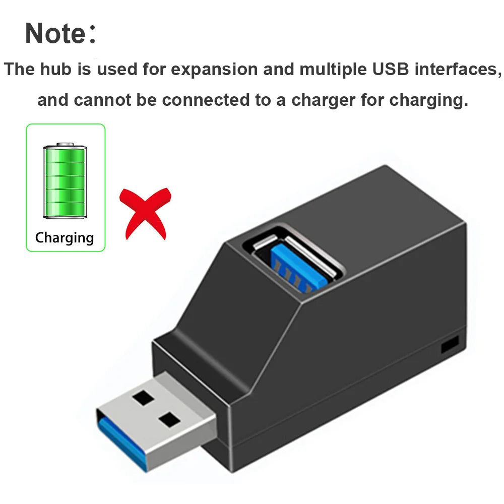 USB 3.0 HUB Extender Car Splitter Multi Port USB Hubs 2.0 Laptop Office Multi Function USB Reading Adapter For PC Laptops U Disk