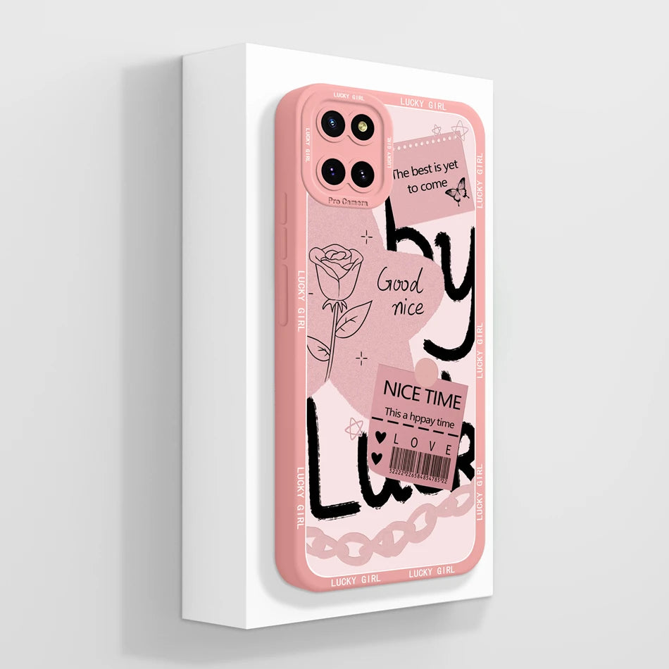 For Samsung Galaxy Note 10 Lite Case Butterfly Back Covers For Samsung Note10 Lite 10Lite Soft Liquid Silicone Phone Housing