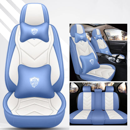 Leather Car Seat Covers For Fiat Toro Bravo Freemont 500 Argo Seat Leon Ibiza Arona BMW E39 Auto Interior Accesorios Waterproof
