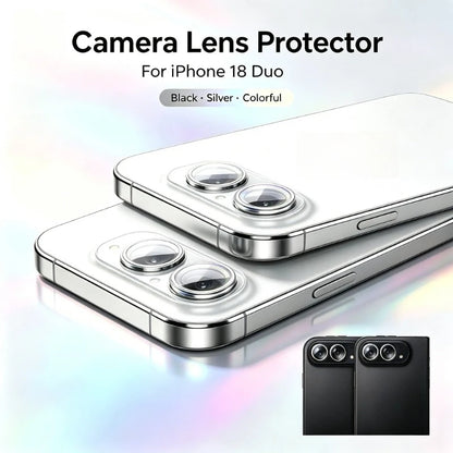 9H Hardness HD Clear Tempered Glass Camera Lens Protector Anti-Scratch Back Lens Film For iPhone 18 Duo Fold