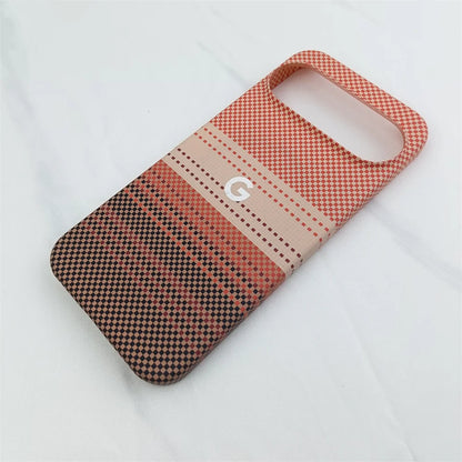 Luxury Ultra Thin Hard PC Carbon Fiber Pattern Matte Case For Google Pixel 10 9 8 7 6 Pro XL 10proxl 5G MagSafe Shockproof Cover