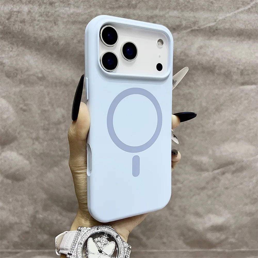 Luxury Official Original Silicone For Magsafe Magnetic Case For iPhone 17 Air 16 15 14 13 12 11 17 Pro Max Must Haves Cover