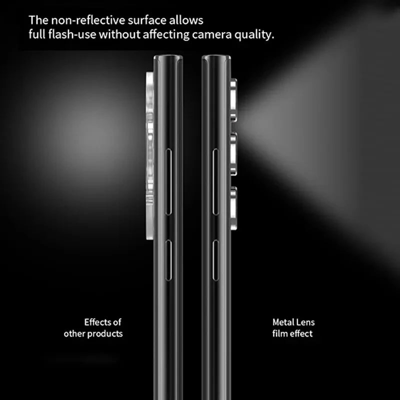 For Samsung Galaxy S25 S24 Plus S23 Screen Protector Lens Cap Camera Ring Back Glass Ultra Fe