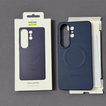 Samsung Galaxy S26/S26 Plus/s26+/S26 Ultra Leather Magsafe Phone Case Cover Ultra-thin Soft Magnetic Back Protective Shell