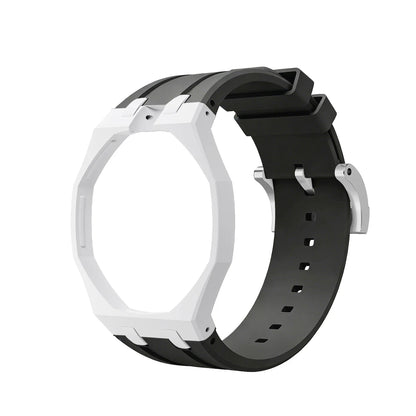 Bioceramics Watch Case+Silicone Band Modification Kit Strap Case Changer To Wristwatch Accessories For Royal Pop