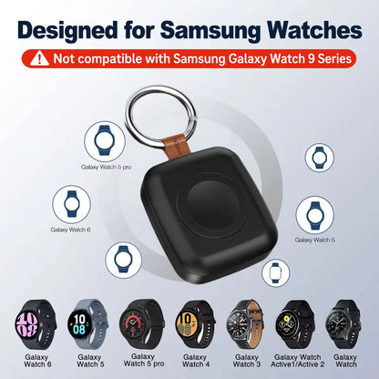 Magnetic Wireless Portable Watch USB Type-C Fast Charger for Samsung Galaxy Watch 8/8 Classic/7/7Ultra/6/Active 2 Fast Charging