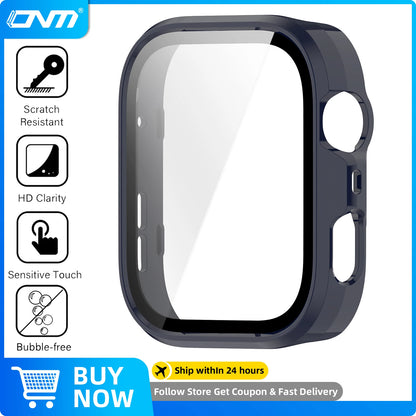 Glass+Case for Huawei Watch Fit 4/4 Pro Tempered Glass Screen Protector & Hard PC Protective Bumper for Huawei Fit4 Accessories
