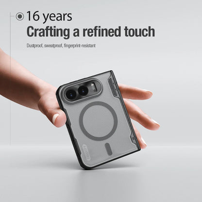 Nillkin For iPhone Duo Cases For MagSafe Matte Shield Fold Magnetic Slim Shockproof Bumper Lens Protection Cover For iPhone Fold