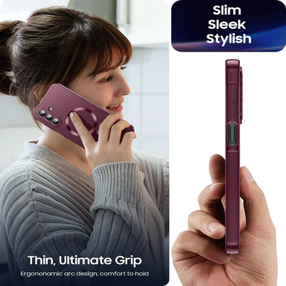 Soft TPU For Magsafe Case for Samsung Galaxy S26 S25 S22 S21 S24 S23 Ultra Plus FE S25Edge A27 A57 A37 A07 Lens Protection Cover