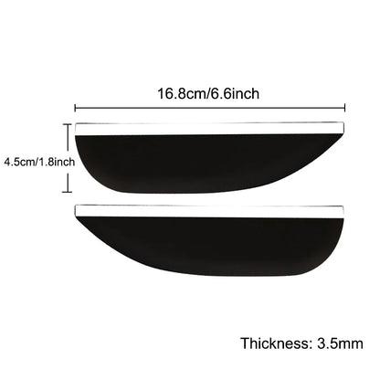 Car Rearview Mirror Rain Eyebrow Universal Silicone Rainproof Auto Rearview Mirror Rain Visor Shade Cover Car Accessories
