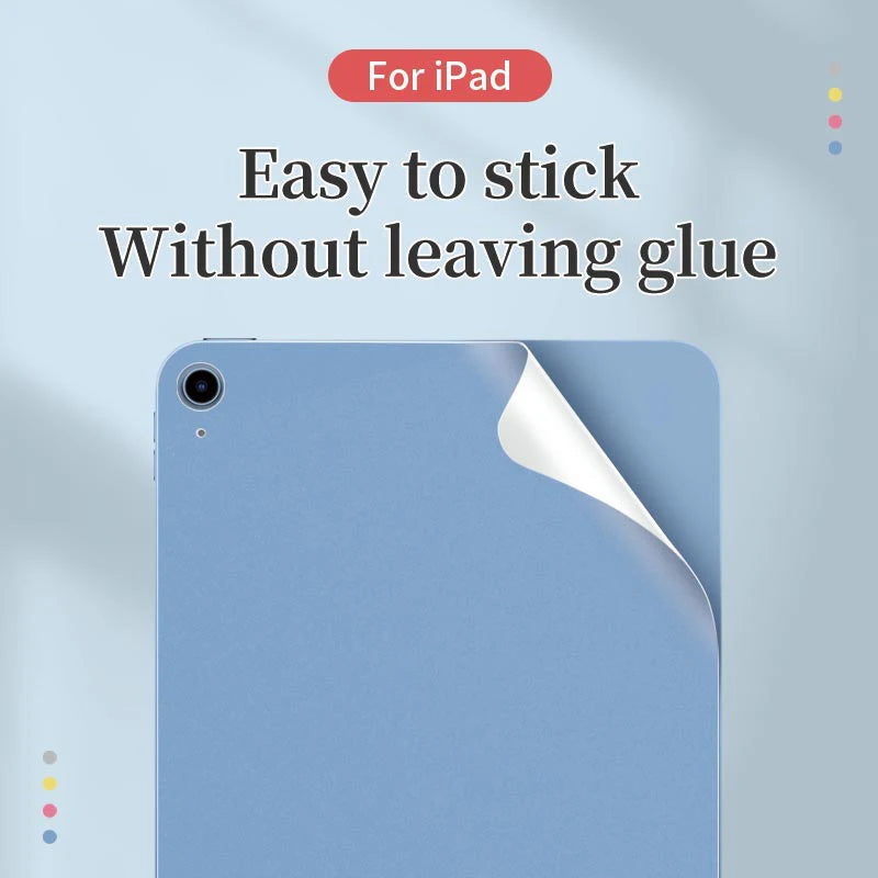 New Sticker For 2022 ipad 10 decal sticker for ipad Pro6 12.9 air5 11 Solid Color Skin