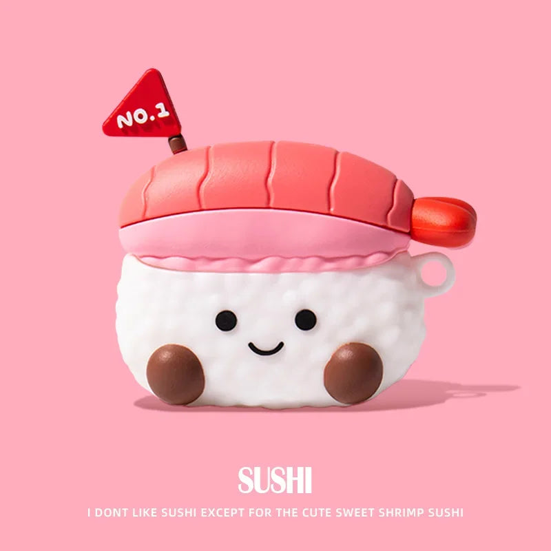 3D Chocolate Cookies Bread Case For AirPods 1 2 3 4 Pro Cartoon Cute Earphone Case For AirPods Pro 2 Silicone Soft Cover