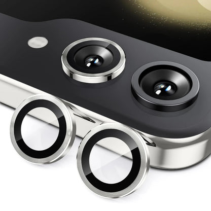 Metal Camera Lens Protector For Samsung Galaxy Z Flip 7 6 5 4 Anti Scratch 9H Tempered Glass Metal Ring For Galaxy Z Flip7