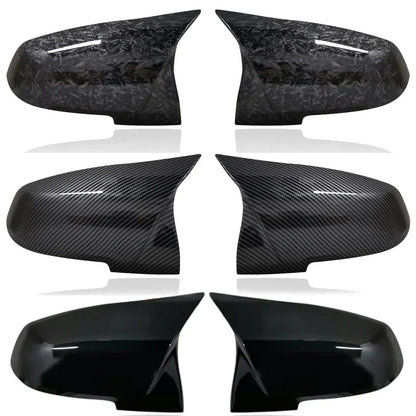 For BMW 1 2 3 4 Series F20 F30 F31 F32 F34 F36 E84 2014 -2018 1Pair Side Rearview Wing Mirror Cover Caps ABS Gloss Black