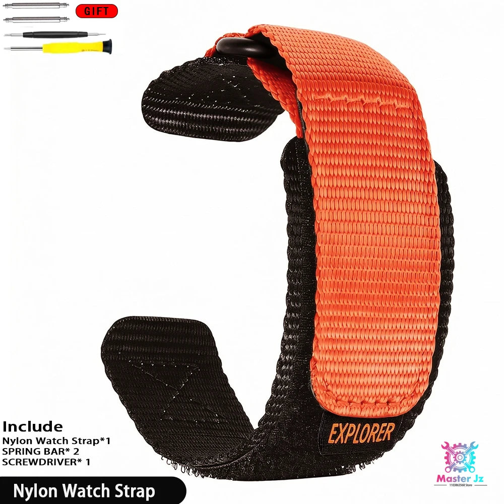 Nylon Strap For Casio AE1200 Square Watch 18mm Quick Release Breathable Sport Band With 316 Stainless Steel Case Waterproof Ring