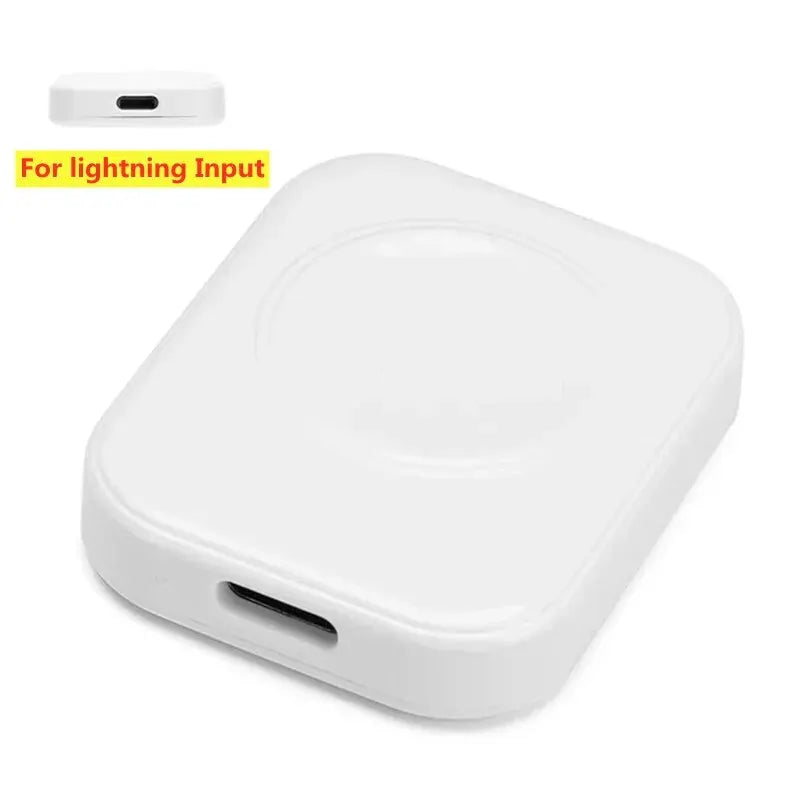 Wireless Charger For Apple Watch Series 9 8 7 6 5 4 3 2 1 Type-C / L Double Interface Portable Magnetic Wireless Charging Dock
