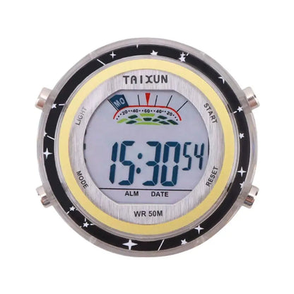 Motorcycle Digital Clock Waterproof Motorbike Stick-on Dashboard Car Clock Car Stick-On Mini Watch For Dashboard Boat Bike