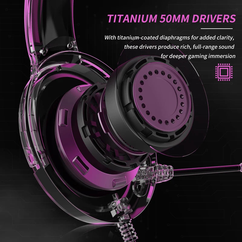 BINNUNE BG02 Wired Gaming Headphones with Mic for PS 4|5 Xbox1 Gaming Headset with Mic for PS4 PS5 Xbox Series X|S Xbox 1 PC NS