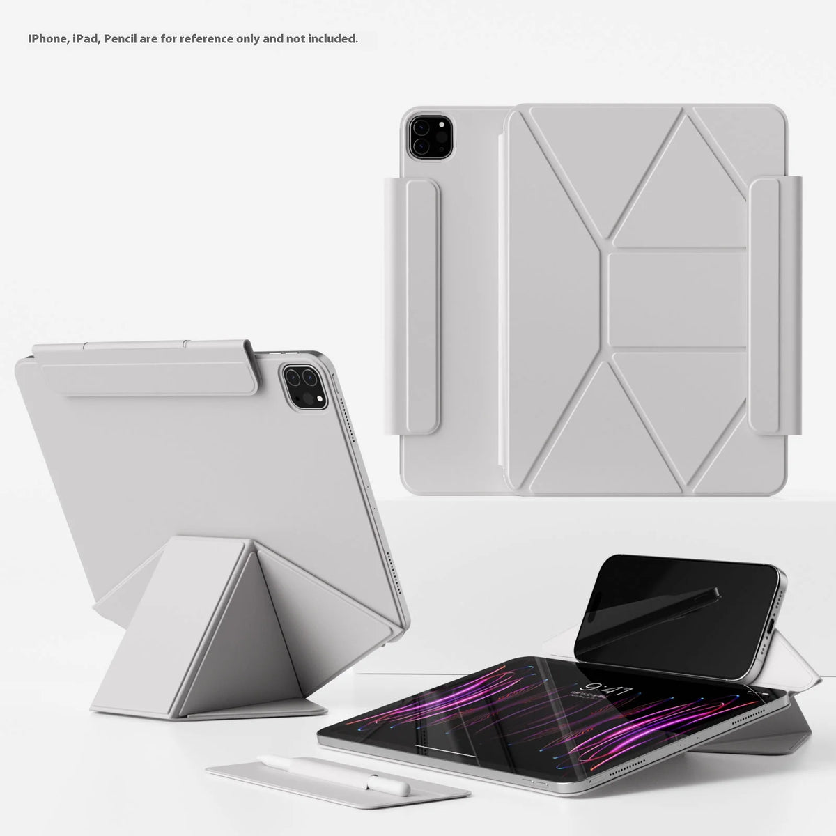For 2025 iPad A16 11th Case for 2024 iPad Air 11 10.9 Pro 11 13 inch Magnetic Case for iPad Mini 6 7 Back Case